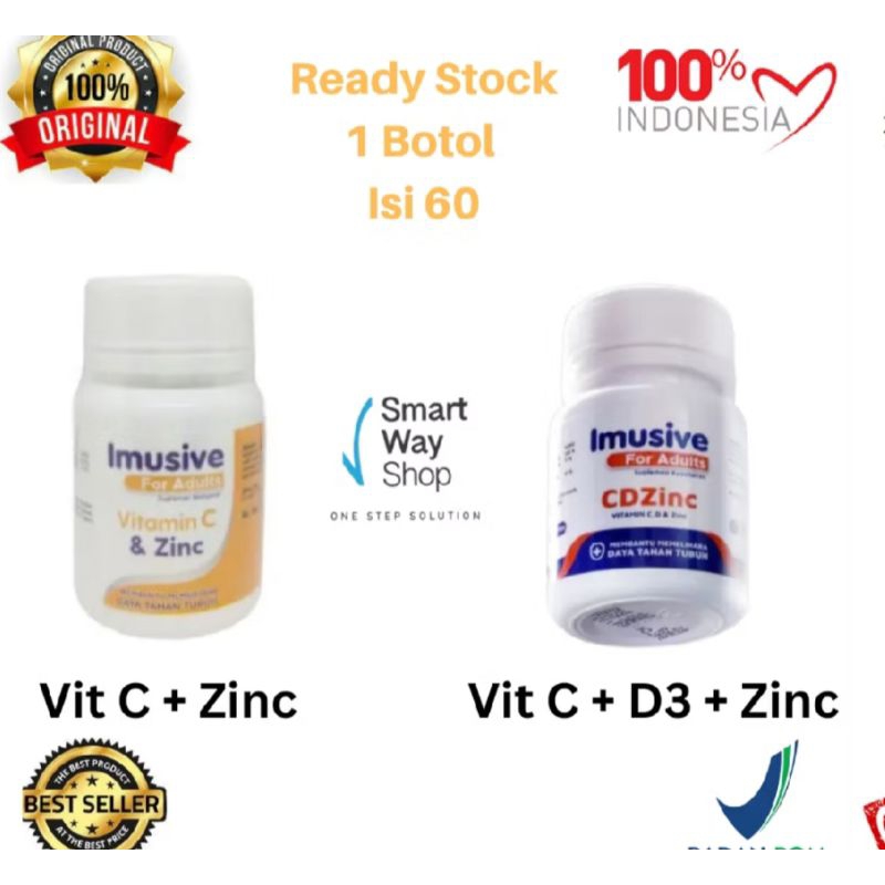 Imusive Vitamin C Zinc Suplemen
