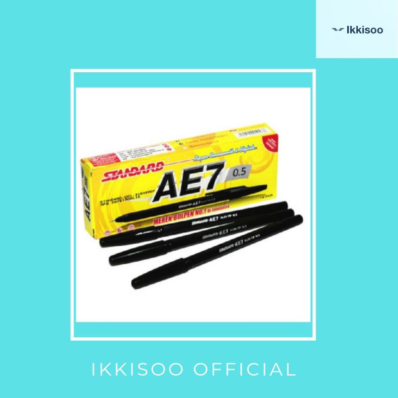 

IKKISOO Alat Tulis Pulpen STANDARD AE7