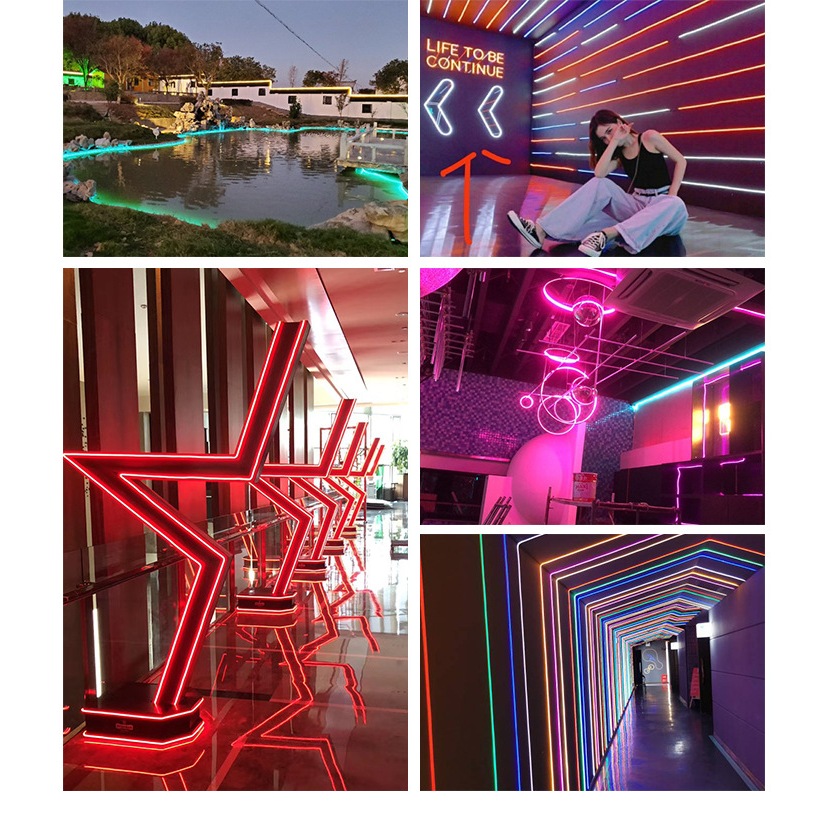 Baru Paket Lampu Neon Flex 220V 10-30M Outdoor Ip65 Diy Huruf Neon Box