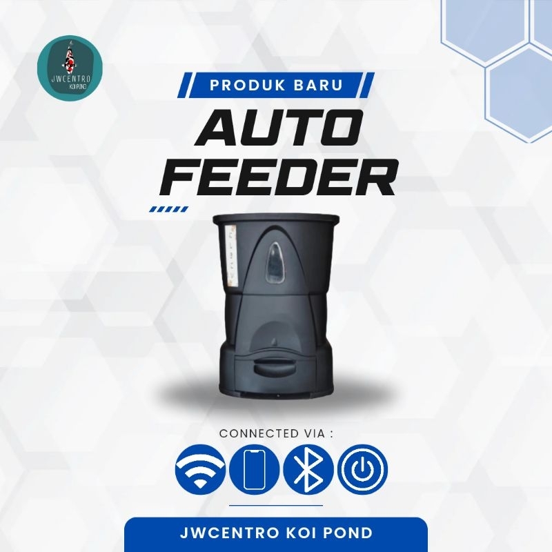 auto feeder koi pakan otomatis kolam koi kapasitas 6-7 kg