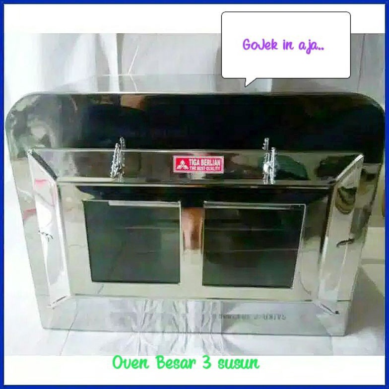 PRODUCT TERKECE Tiga Berlian Oven Kompor Tangkring Stainless Ukuran Besar Oven Kompor Murah