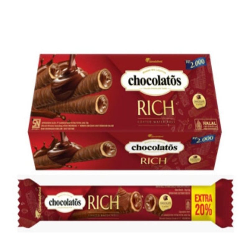 

Chocolatos Rich Box isi 12pcs