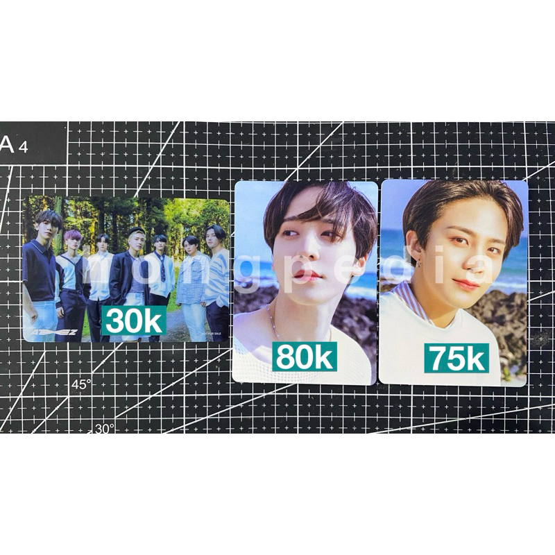 PC PHOTOCARD ATEEZ YUNHO JONGHO ALBUM JAPAN JEPANG