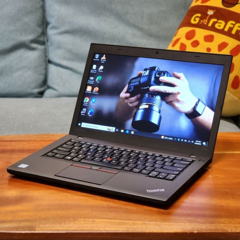 Laptop Intel i7 NVIDIA 480GB SSD ThinkPad T460 for Editing, Coding Layar IPS FHD Joss