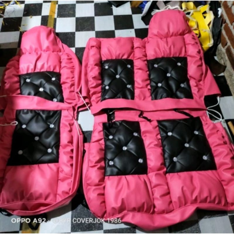 Sarung jok cover jok motip sofa kancing elegan nyaman mobil truk | Canter | Ragasa | Umplung | Dynad