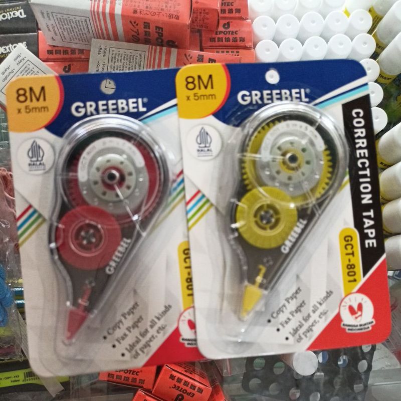 

Tipe X Kertas Greebel / Correction tape Greebel GCT - 801