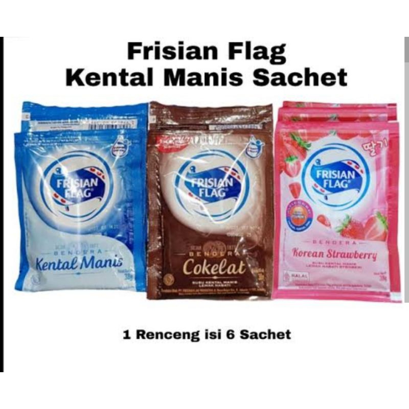 

Susu Frisian Flag renceng ( 6 sachet )