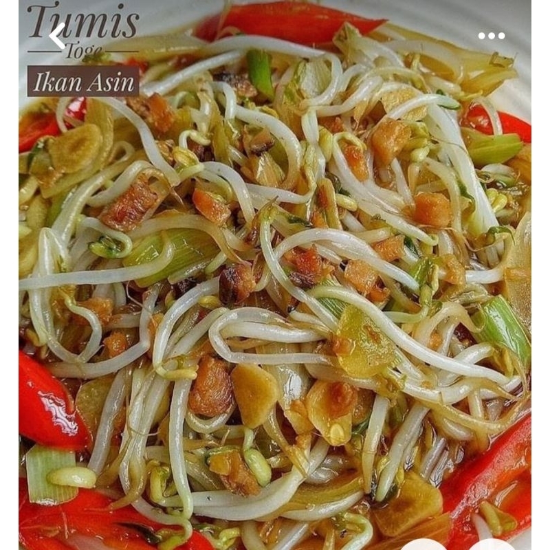

Tumis Toge Ikan Asin siap makan