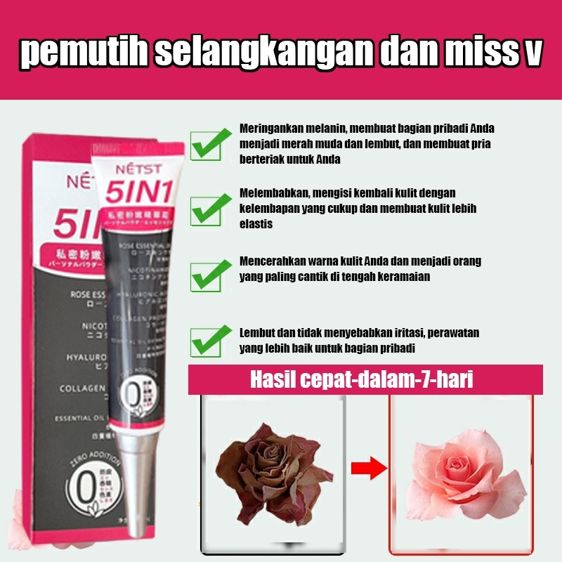 Pemutih selangkangan pencerah ketiak dan selangkangan memutihkan selangkangan hitam Krim pemutih 30m