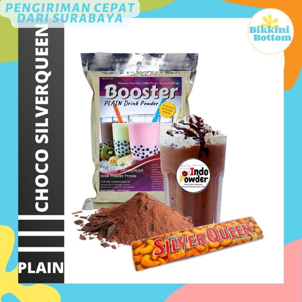 

Bubuk Minuman CHOCO SILVERQ 1KG PLAIN / Powder / Bubuk CHOCO SILVERQ INDOPOWDER BOOSTER PLAIN