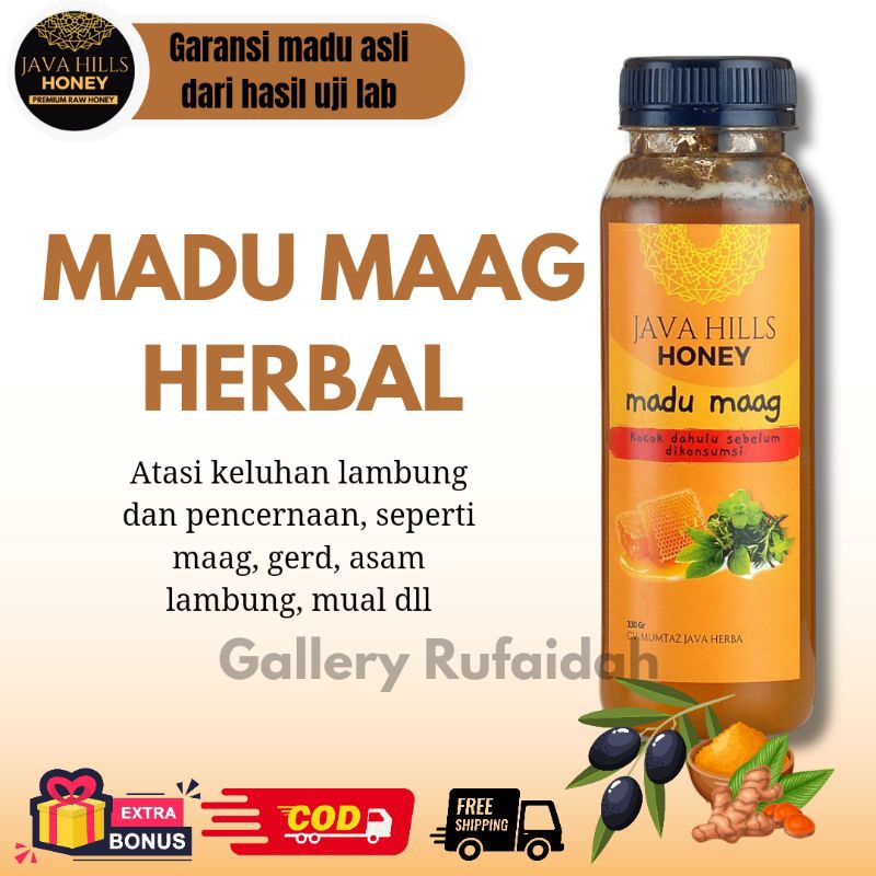 

MADU MAAG HERBAL / obat asam lambung 330gram BY JAVA HILLS - PO