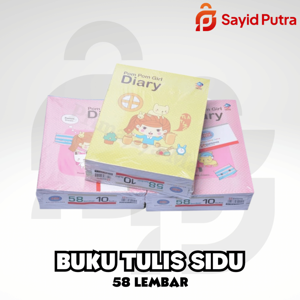 

BUKU TULIS SIDU 58 LEMBAR / 1 PACK / 10pcs