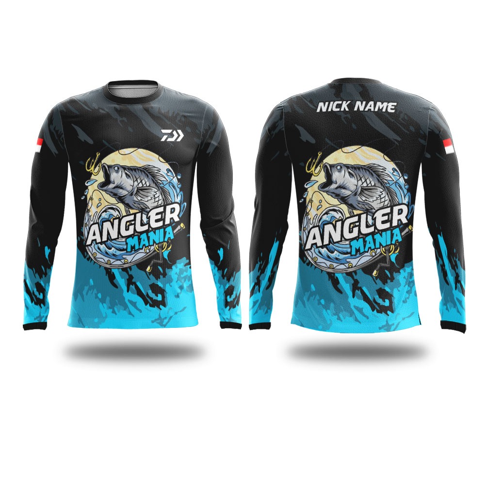 Kaos Baju Jersey Mancing Mania Strike Casting DryFit Full Print Lengan Panjang MSA140 FREE Custom