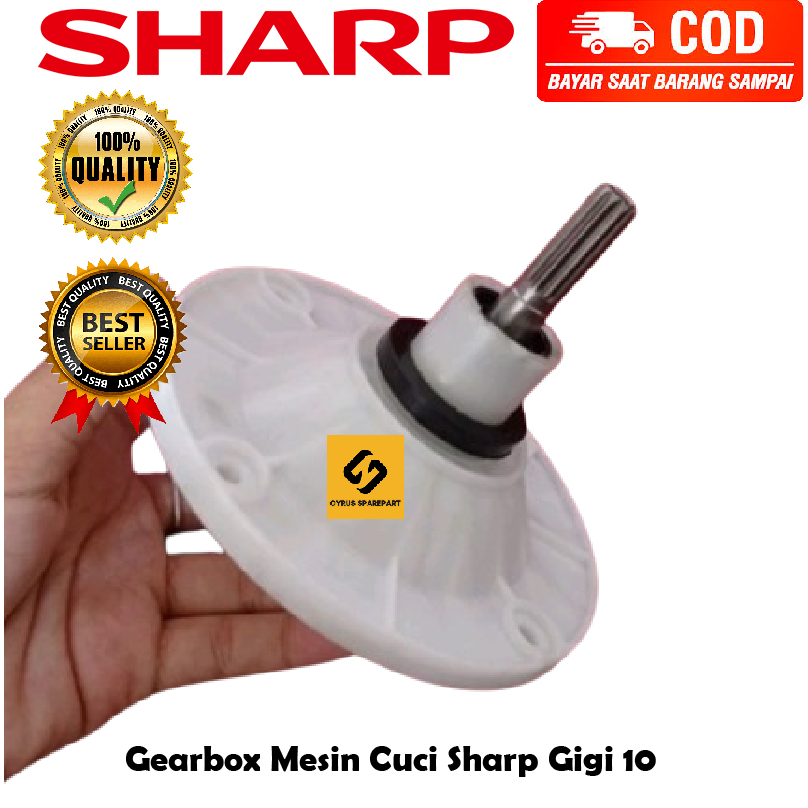 Gearbox Girbox Mesin Cuci Sharp Gigi 10 / Gearbox Sharp 9068
