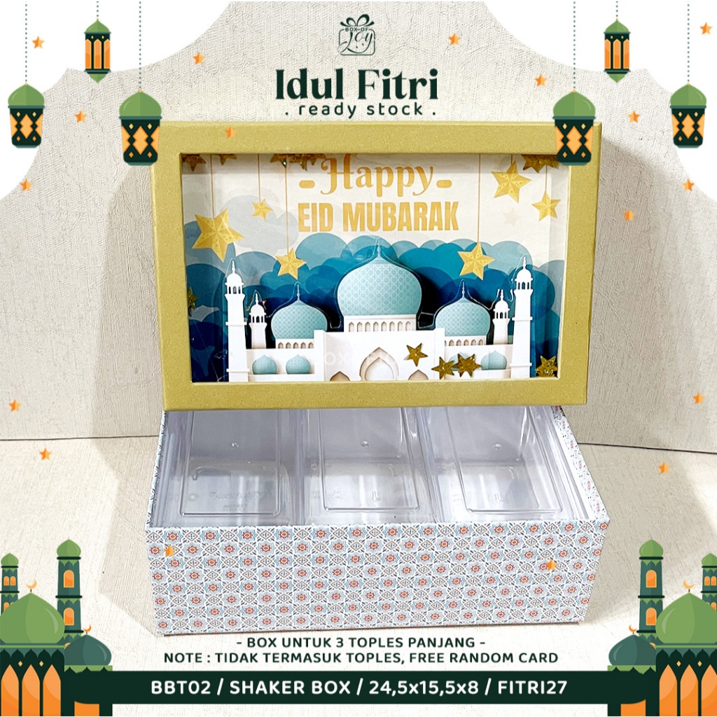 

BBT02 _ SHAKER BOX _ 24,5x15,5x8 _ FITRI27