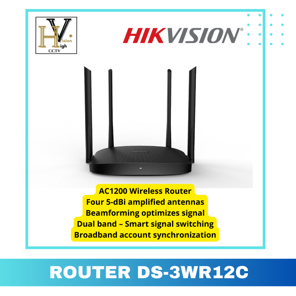 READY ROUTER HIKVISION DS-3WR12C