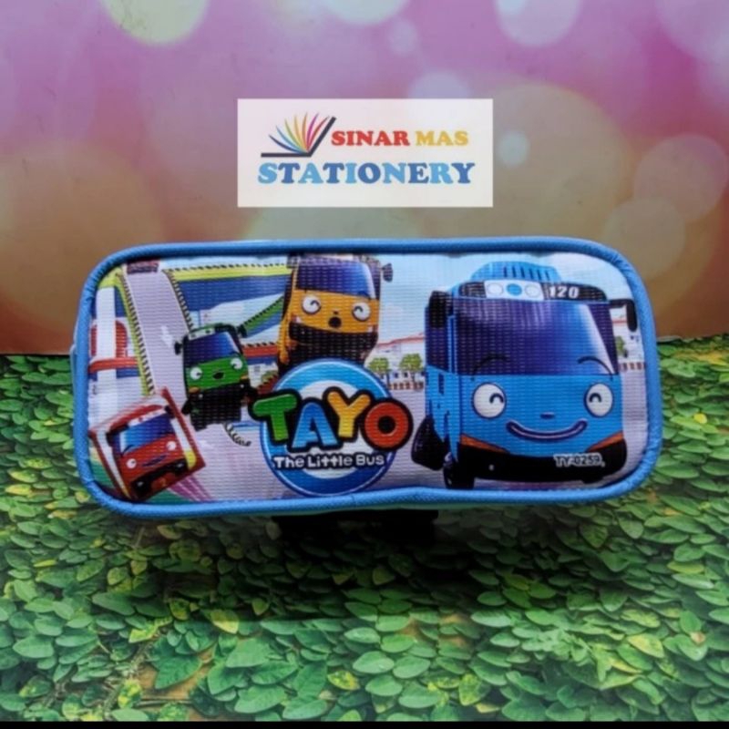 

Kotak Tempat Pensil Tayo - Tempat Pensil Case Bahan - Biru