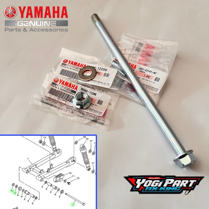 RB1 AS RODA DEPAN BELAKANG AS ARM RXKING RX KING RXK FULL SET ORIGINAL