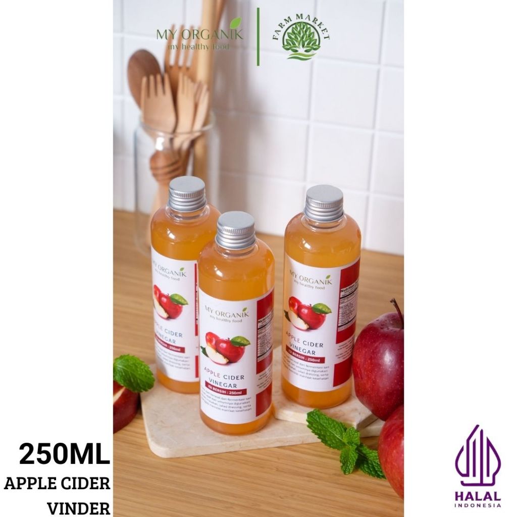 

My Organik Cuka Apel With The Mother 250ml Cuka Apel Original Organik Apple cider Vinegar