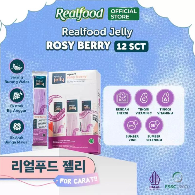 

Realfood Jelly Rosy Berry Sarang Burung Walet 12pcs