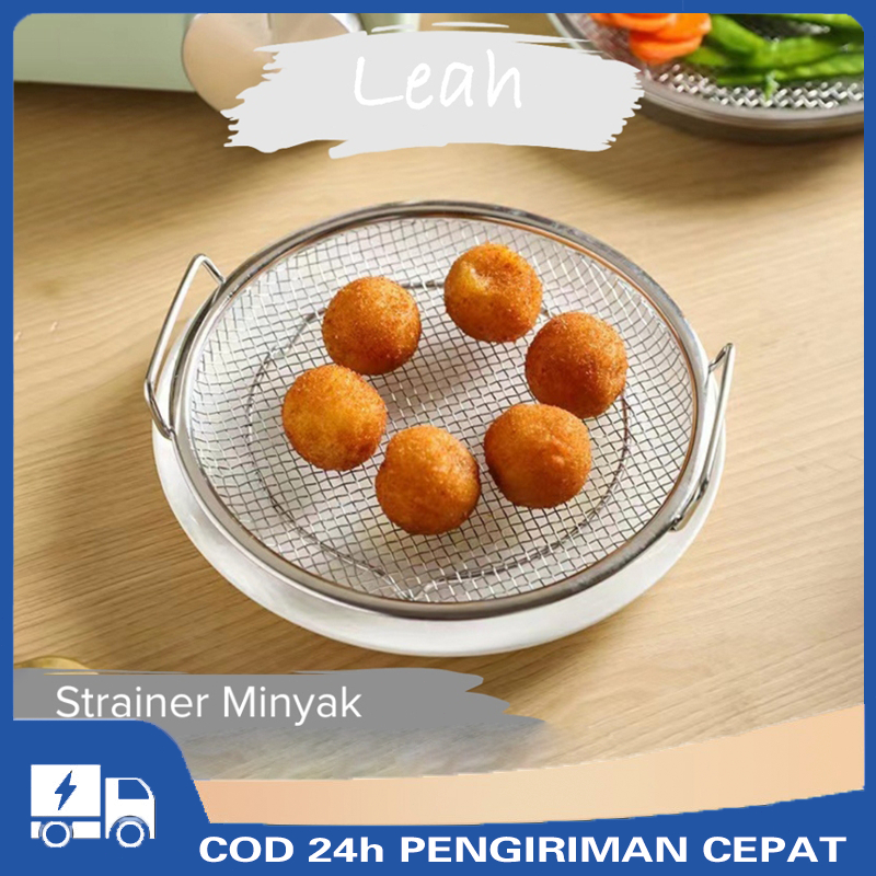 Tirisan Minyak Serbaguna Wadah Saringan Minyak Multifungsi Peniris Gorengan Wadah Tiris Minyak Stain