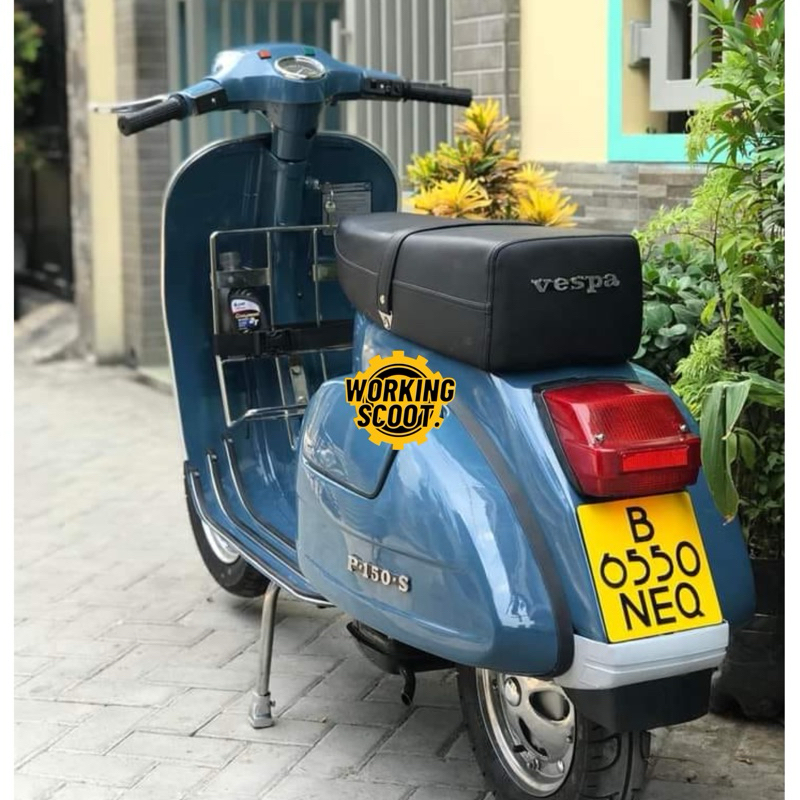 Plat Nomor Vespa Jadul Lawas Vintage| Plat Nomor Vespa Klasik