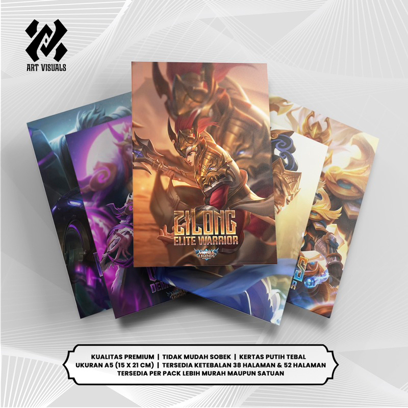 

Buku Tulis Custom Tema MOBILE LEGEND Terlengkap Termurah Model Bebas Pilih Foto / Buku Tulis Sekolah / Buku Catatan