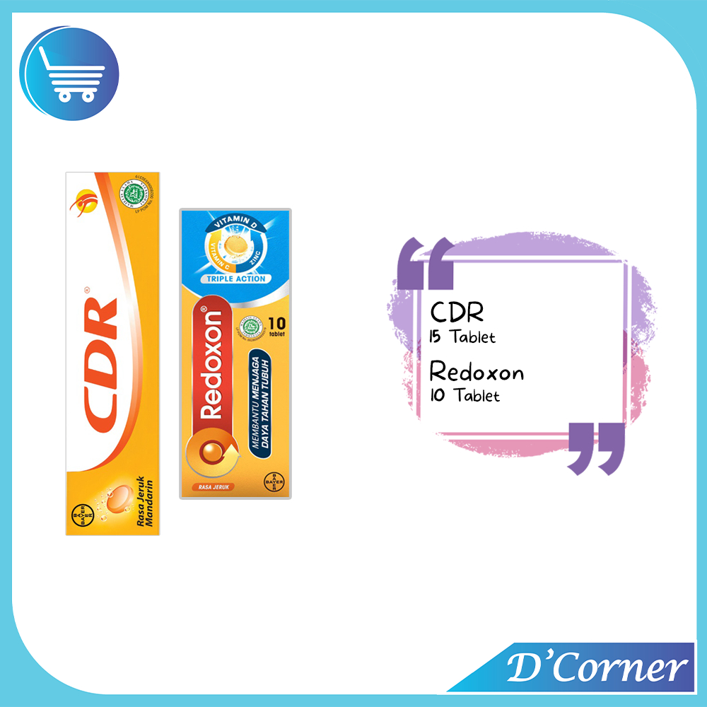 Bundling CDR 15 Tablet & Redoxon 10 Tablet