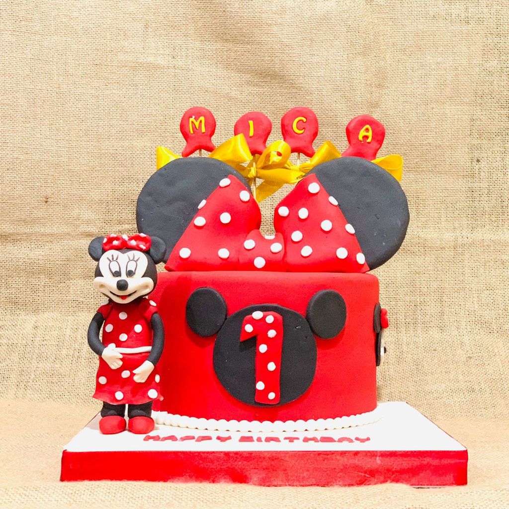 

Kue Ulang Tahun/Birthday Cake/Kue Ultah Tema Minnie Mouse/Kue Birthday Jakarta