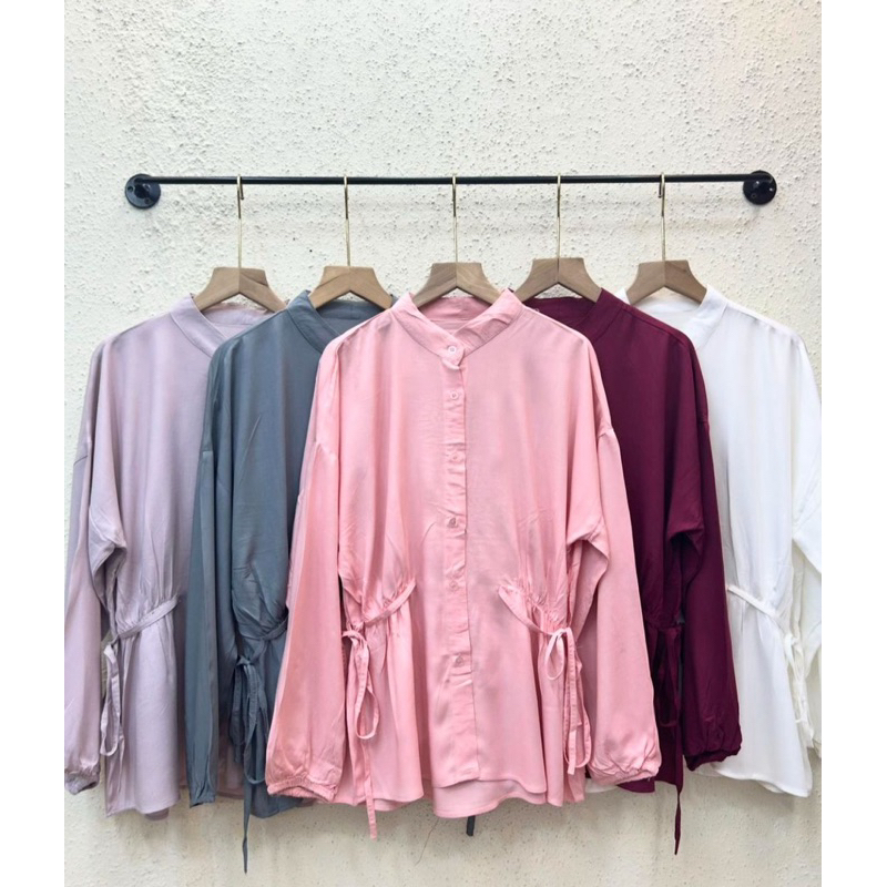 Atasan Polos Katun Rayon/Kemeja Polos/Kemeja Rayon