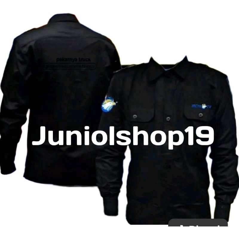 KEMEJA METRO TV / SERAGAM METRO TV /KEMEJA PDL METRO TV metro TV /KEMEJA PDL COSTUM BORDIR