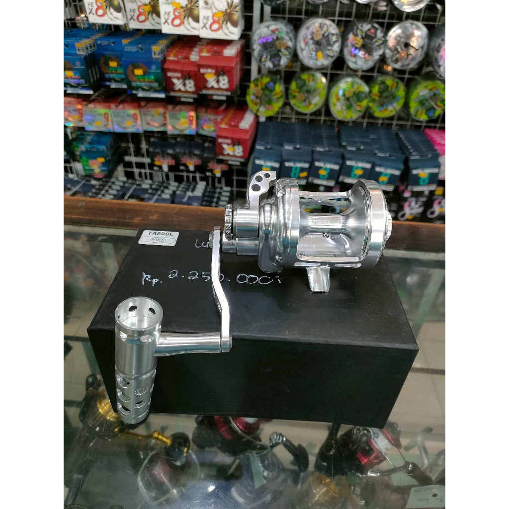 REEL OH LUREKILLER TA 500L, BODY FULL ALUMUNIUM, ORIGINAL LUREKILLER, (LEFT)