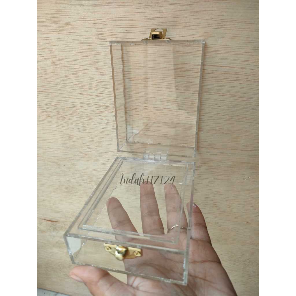 Box Akrilik Tempat Antam 1pcs / Mahar Pernikahan