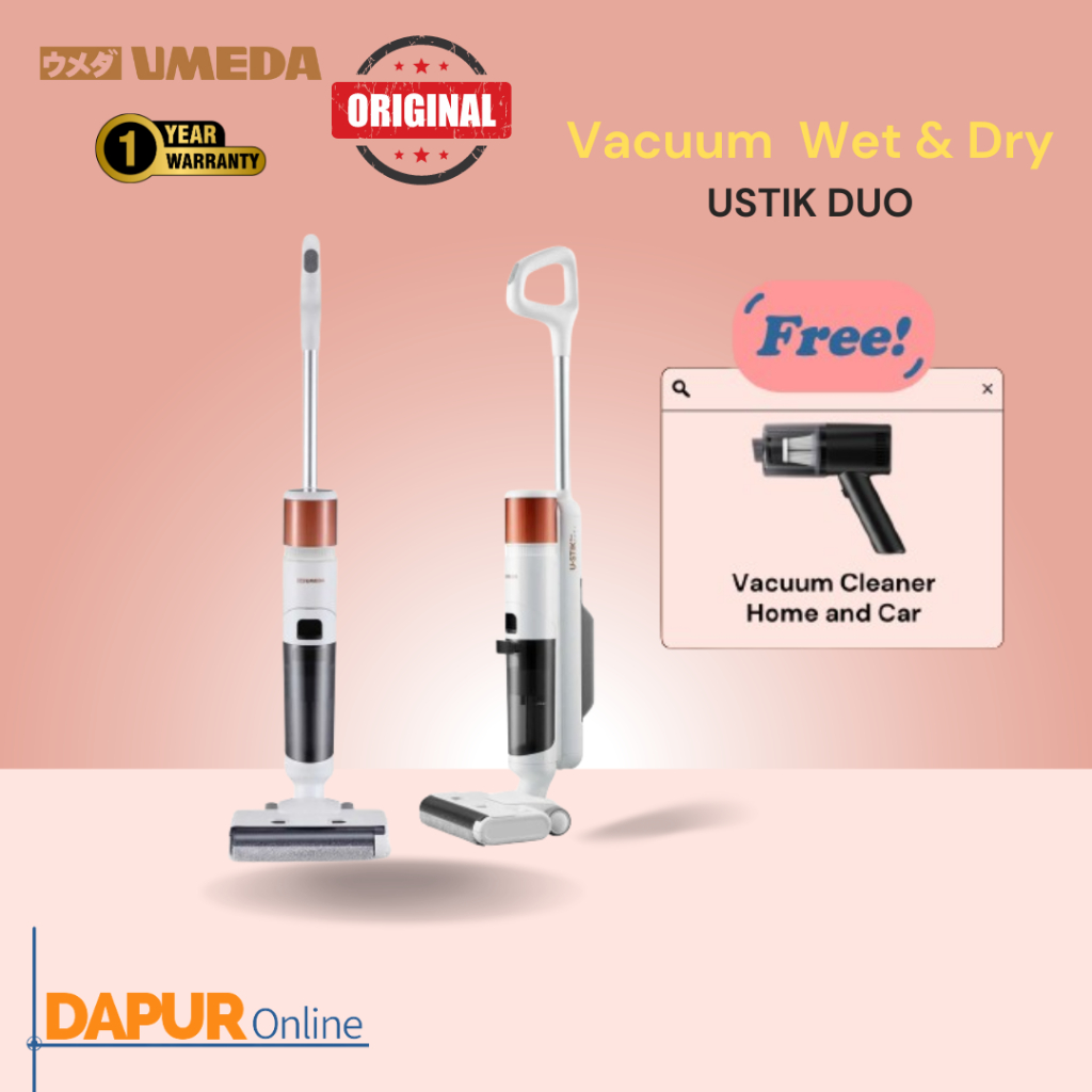 Umeda UStik Duo Smart Vacuum Cleaner Cordless Mop