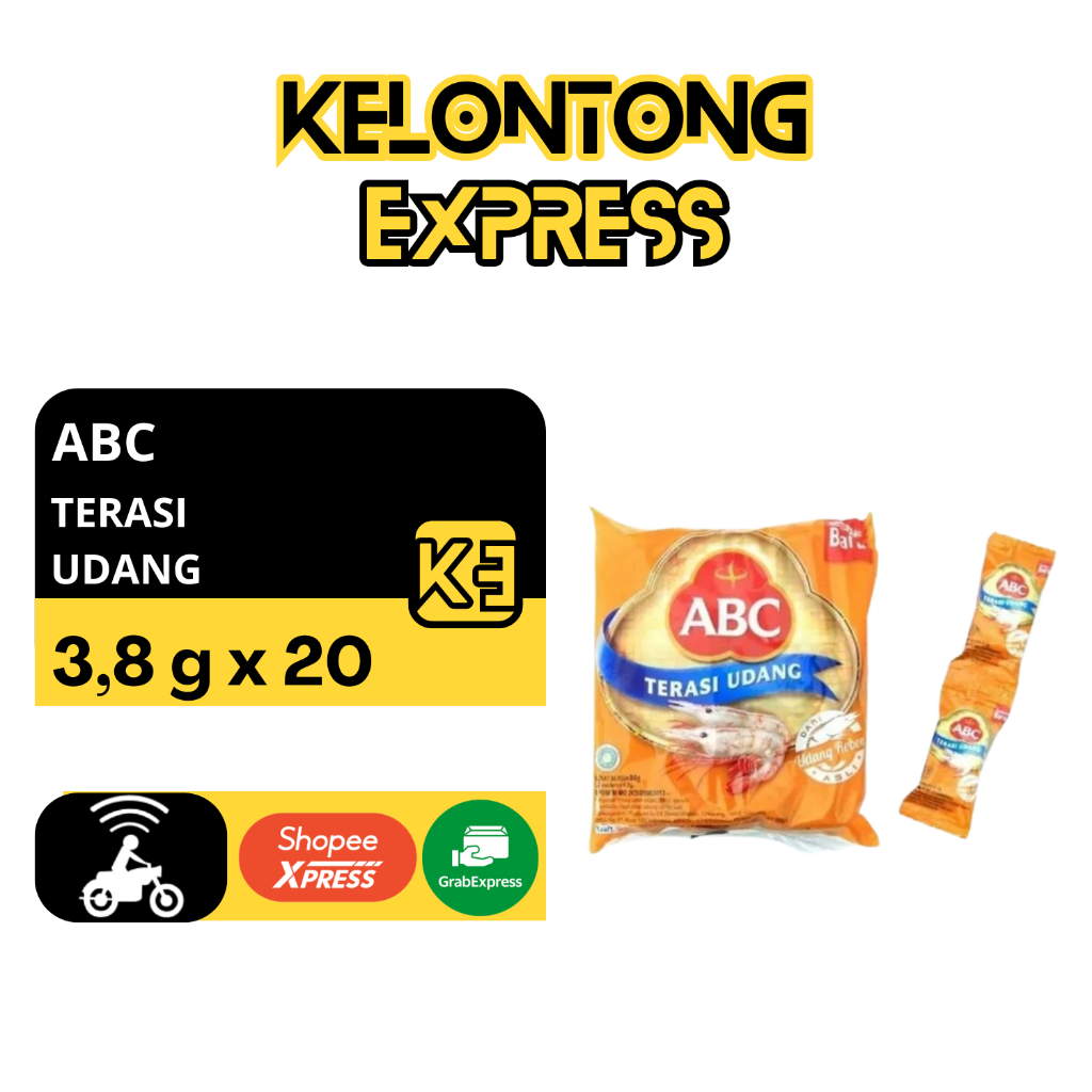 

ABC TERASI UDANG 3.8gr [1 PACK 20 SACHET]