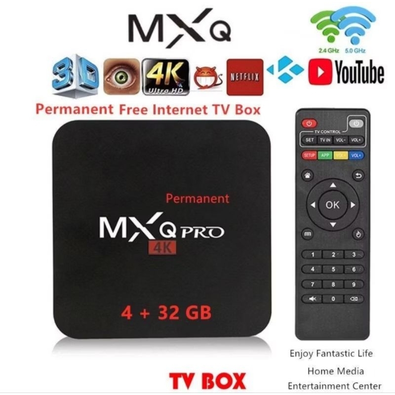JUAL MURAH 100% ORIGINAL ADVANCED ANDROID TV BOX MXQ PRO INDIHOME DIGITAL ONLINE TV RAM 2+16GB