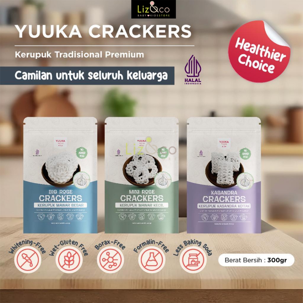 

Yuuka Food Crackers Kerupuk 300 g