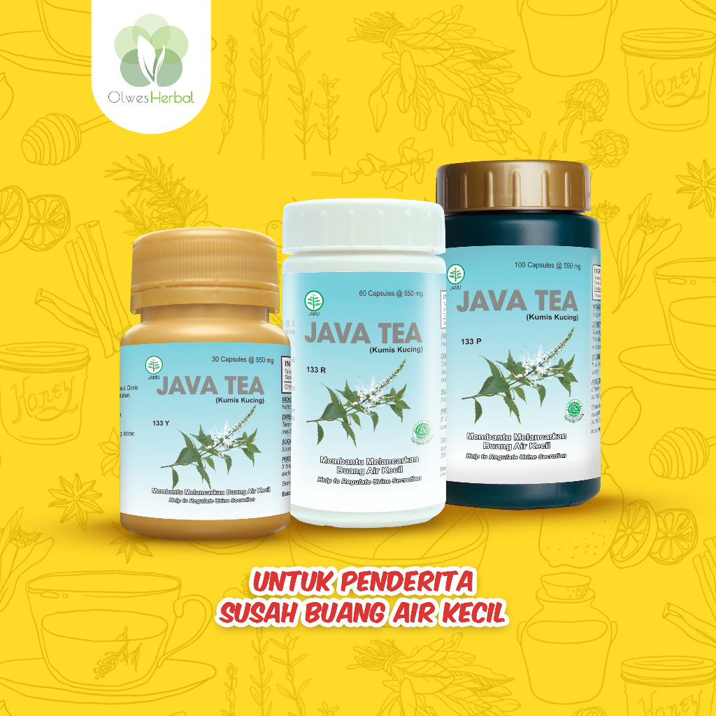 

Membantu melancarkan buang air kecil Java Tea