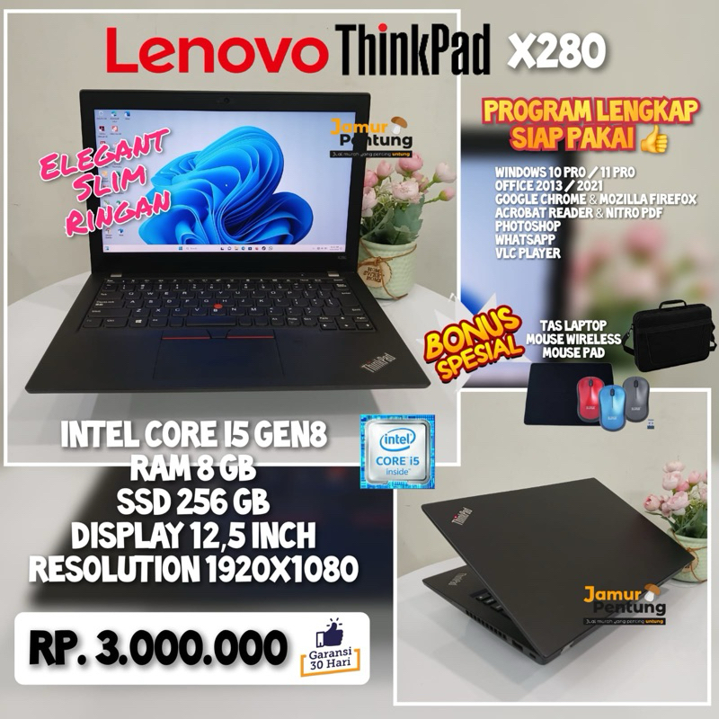 Lenovo Thinkpad X280 Second