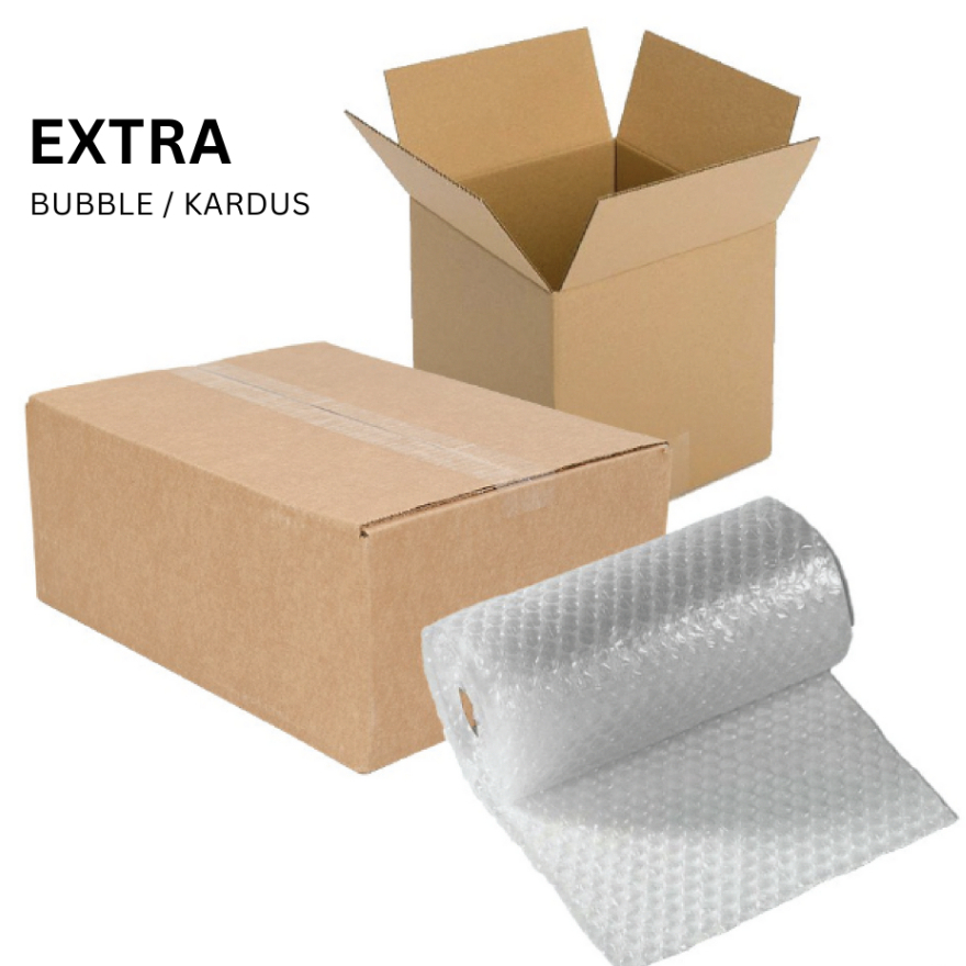 

Extra Bubble Wrap / Kardus Packaging