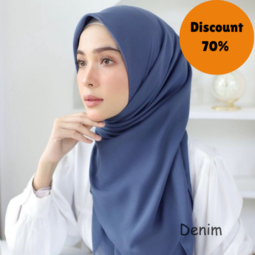 (MADINA) Jilbab Bella Square Premium | Hijab Kerudung Segi Empat Bahan Halus Adem Kekinian