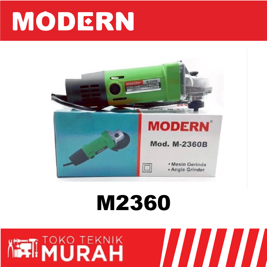 Modern M2360B Mesin Grinder M-2360B Gerinda Tangan M 2360 B 4 inch