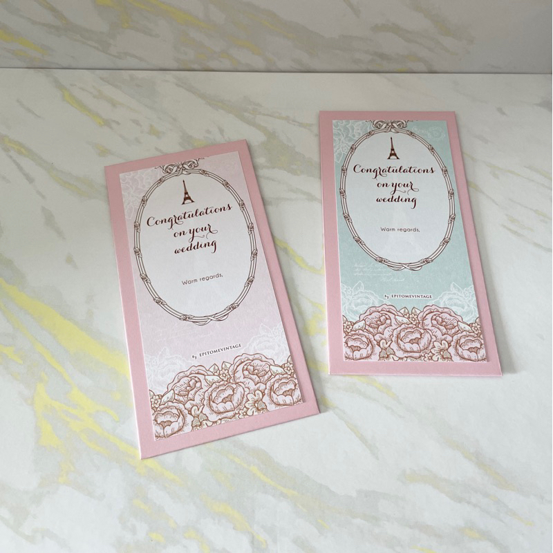 

Amplop Angpao Money Envelope for Wedding_Parisian