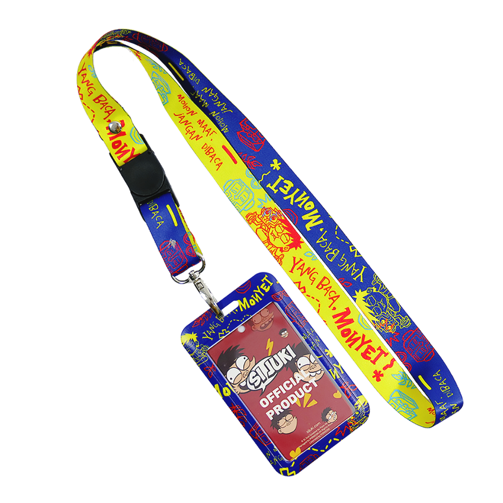 

Lanyard + Card Holder Si Juki Harta Pulau Monyet Yang Baca Monyet