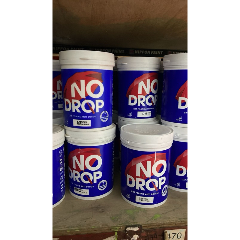 cat tembok waterproof anti bocor/ CAT NODROP ANTIBOCOR 1Kg MURAH