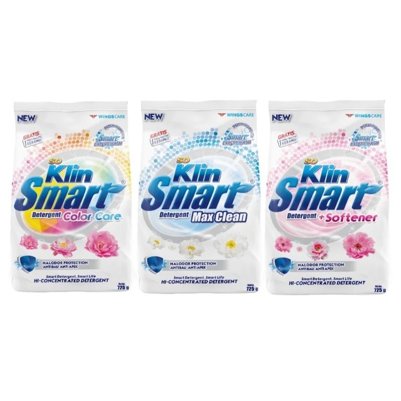 So Klin SoKlin Smart Detergent 725 g Tanpa Piring