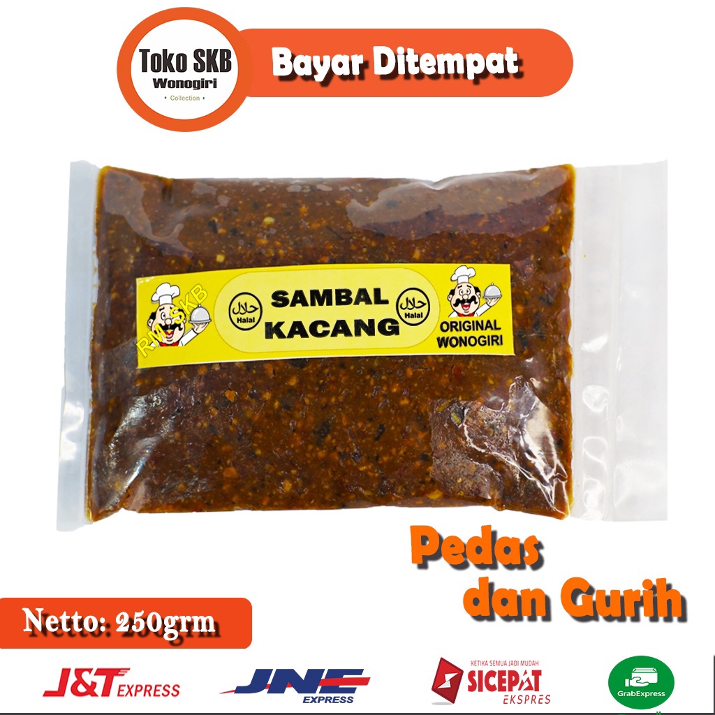 

SENSASIONAL 25grm Sambal kacang Asli Wonogiri