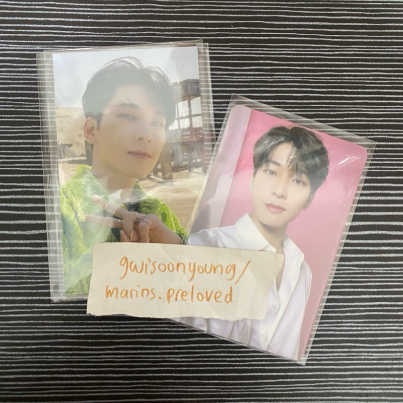[READY] SEVENTEEN OFFICIAL PHOTOCARD WONWOO CAFE SELCA BARBIE FACE THE SUN UMS CARVER