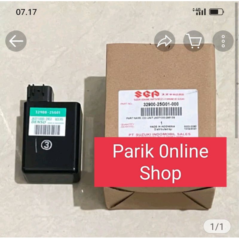 Cdi Denso Suzuki Satria Fu Karbu CBU CKD 150