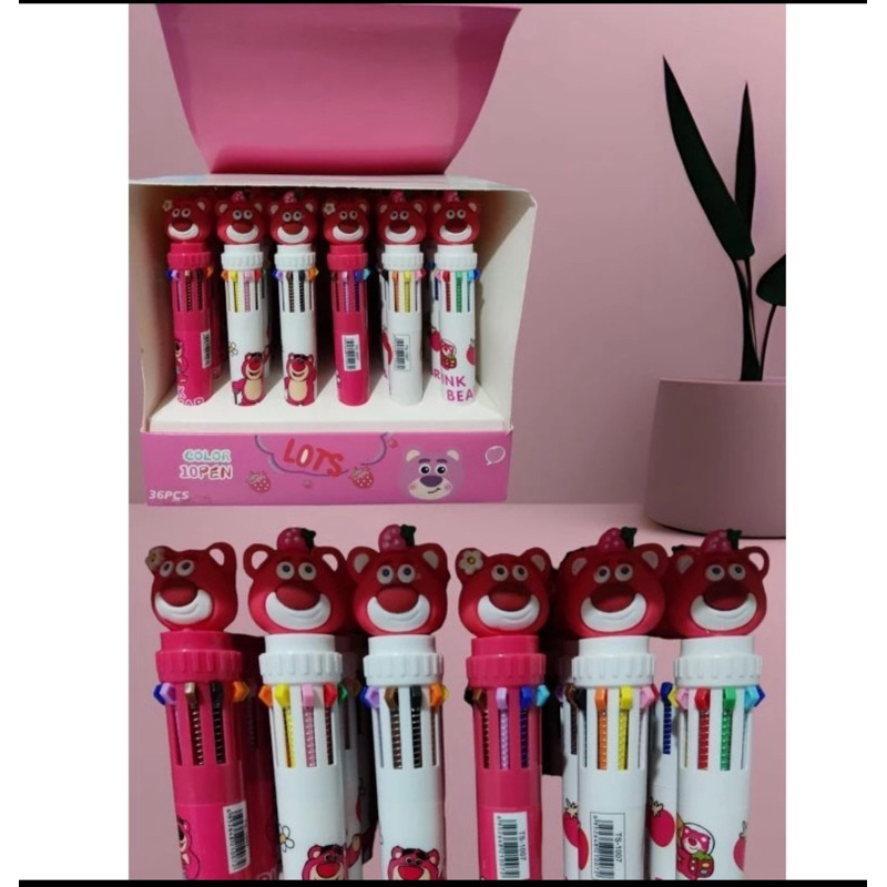 

BALLPOINT 10 WARNA / EDISI LOTSO SERIES LUCU VIRAL